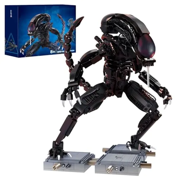 Xenomorph Action Figure Building Kit Compatible with Lego Sets for for Adults,for Boys 8-12,14 Years Up,Toy Building Collection 616pcs