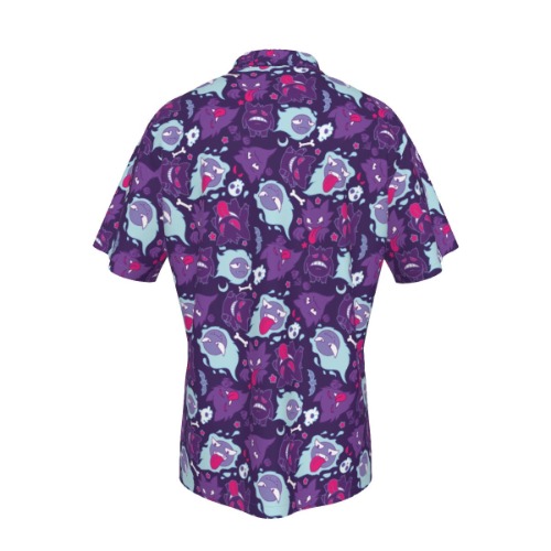 Gengar (Purple) Button Shirt | XL