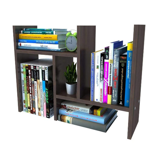 Godferyxin Desktop Bookshelf Office Supplies Wood Adjustable Desktop Storage Organizer Display Shelf Rack and Office Supplies for Desk Organizer-Desk Shelf,Home, Kitchen,Bathroom