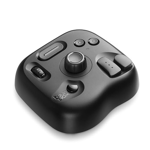 TourBox Lite, Video Editing Controller, Drawing Tablet Programmable Macro Keypad, DaVinci Resolve Speed Editor, MacOS/Windows, Photoshop Lightroom Premiere Clip Studio Paint Shortcut Keyboard - TourBox Lite