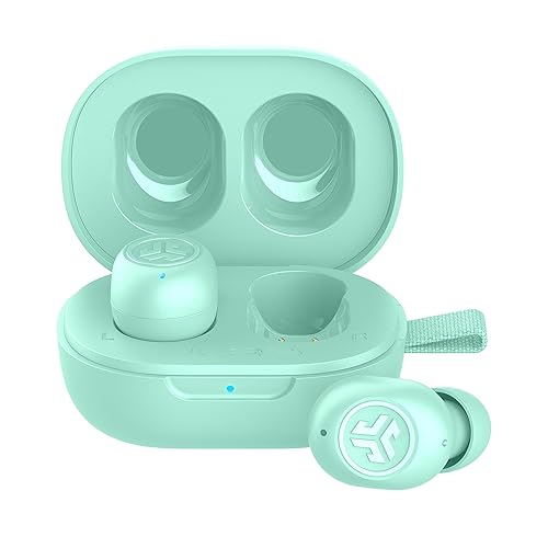 JLab JBuds Mini True Wireless Bluetooth Earbuds + Charging Case, Green, IP55 Sweat and Dust Proof, Bluetooth Multipoint, Be Aware Audio, 3 EQ Sound Settings, Crystal Clear Calls - Green