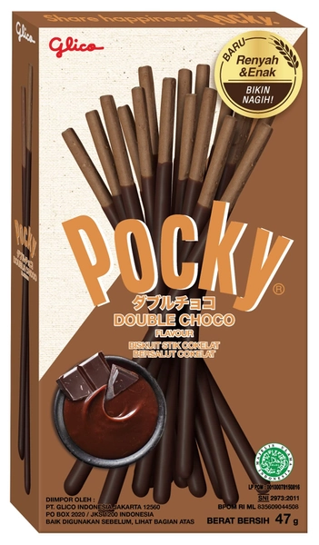 Glico Pocky Double Choco Flavour Biscuit Sticks 39g