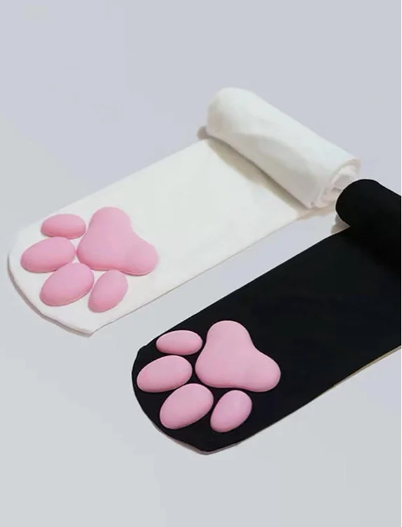 Paw socks - White