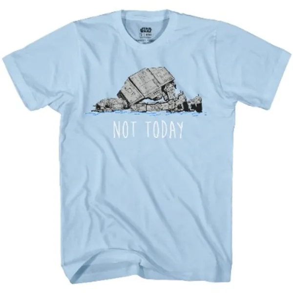 STAR WARS at-at Not Today Humor Funny Hoth Adult Graphic T-Shirt
