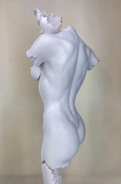 Nude erotic female torso athena 1/4 scale mature white edition jaydee models Jonathan dewar