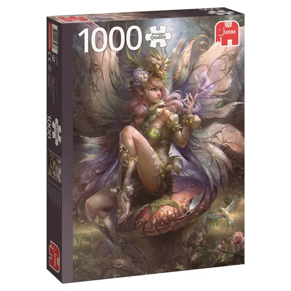 Jumbo Puzzles 18598 Enchanting Fairy Puzzle 1000 Teile, Mehrfarbig