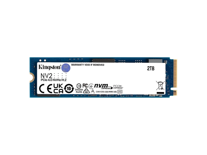 Kingston M.2 NV2 PCIe 4.0 NVMe SSD 2TB
