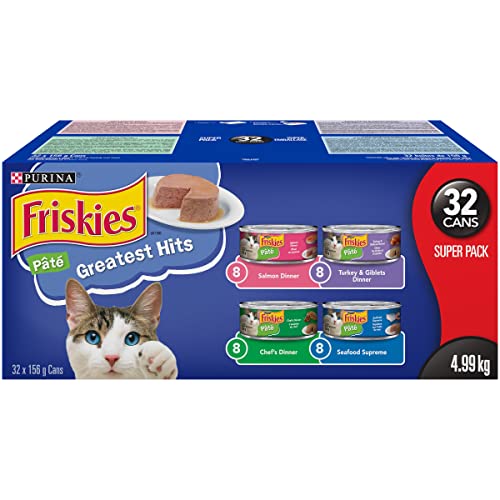 Purina Friskies Pâte Greatest Hits Cat Food Super Pack 32-156 g Cans - Greatest Hits - Cat Food