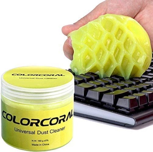 Keyboard Cleaner Universal Dust Cleaning Gel for PC Keyboard Car Interior Cleaning Kit Dusting Slime Home and Office Dust Remover (160g)
