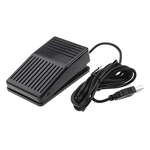 TenYua USB Foot Switch Keyboard Pedal for HID PC Computer USB Action Switch Control Pre-Program Key Functions Mouse PC Game