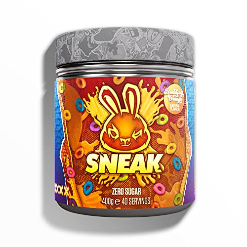 SNEAK | Breakfast Orange Edition | In-Game Focus Boost Energy Drink, Zero Sugar, Low-Calorie, Vegan | 40 Servings - Breakfast Orange