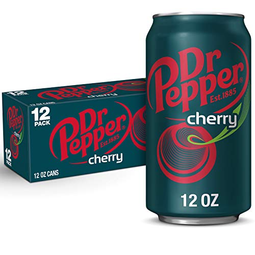 Dr Pepper Cherry Soda, 12 fl oz cans, 12 pack - Cherry