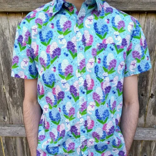 Crowlines - Hyacinth Button Up Shirt | L