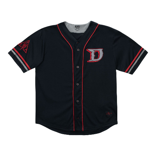 Diablo IV Black Baseball Jersey | 2X