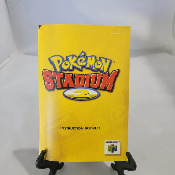 Pokemon Stadium 2 | NTSC | Nintendo 64 | N64 | En | User Instruction Manual