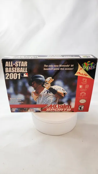All Star Baseball 2001 | NTSC | Nintendo 64 | N64 | En | Reproduction Box and Inner Tray