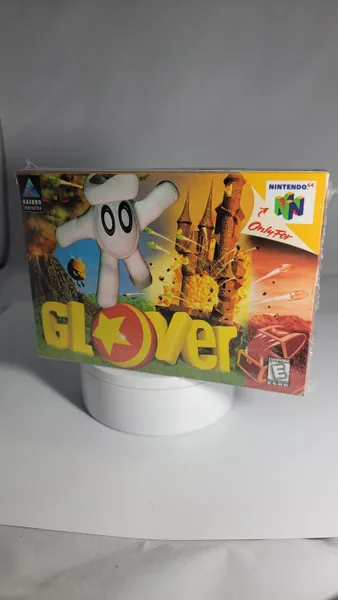 Glover | NTSC | Nintendo 64 | N64 | En | Reproduction Box and Inner Tray