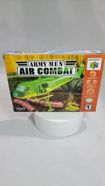 Army Men Air Combat | NTSC | Nintendo 64 | N64 | En | Reproduction Box and Inner Tray