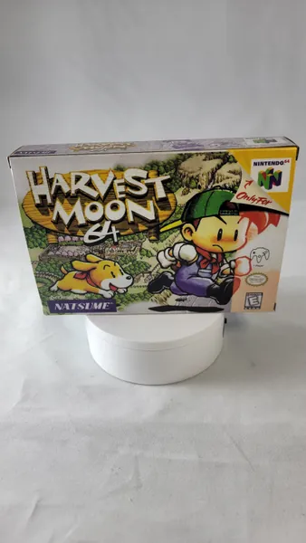 Harvest Moon 64 | NTSC | Nintendo 64 | N64 | En | Reproduction Box and Inner Tray