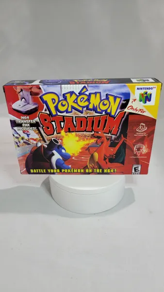Pokemon Stadium [Custom]  | NTSC | Nintendo 64 | N64 | En | Reproduction Box and Inner Tray