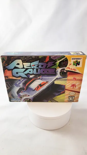 AeroGauge | NTSC | Nintendo 64 | N64 | En | Reproduction Box and Inner Tray