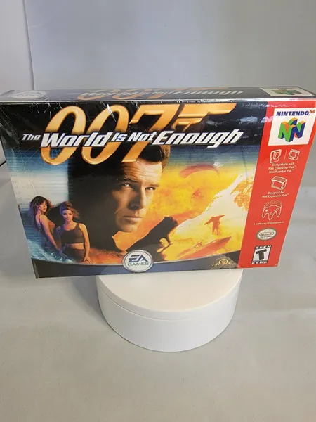 007 The World is Not Enough | NTSC | Nintendo 64 | N64 | En | Reproduction Box and Inner Tray