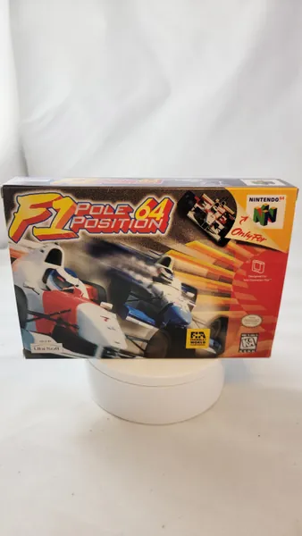 F1 Pole Position 64 | NTSC | Nintendo 64 | N64 | En | Reproduction Box and Inner Tray