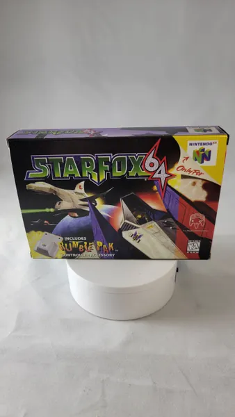 Star Fox 64 [Custom] | NTSC | Nintendo 64 | N64 | En | Reproduction Box and Inner Tray