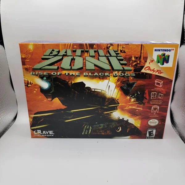 Battle Zone | NTSC | Nintendo 64 | N64 | En | Reproduction Box and Inner Tray