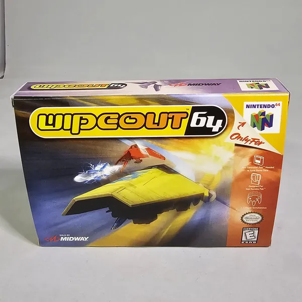 Wipeout 64 | NTSC | Nintendo 64 | N64 | En | Reproduction Box and Inner Tray