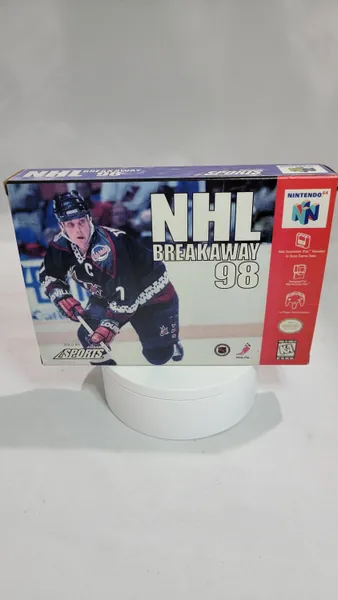 NHL Breakaway 98  | NTSC | Nintendo 64 | N64 | En | Reproduction Box and Inner Tray