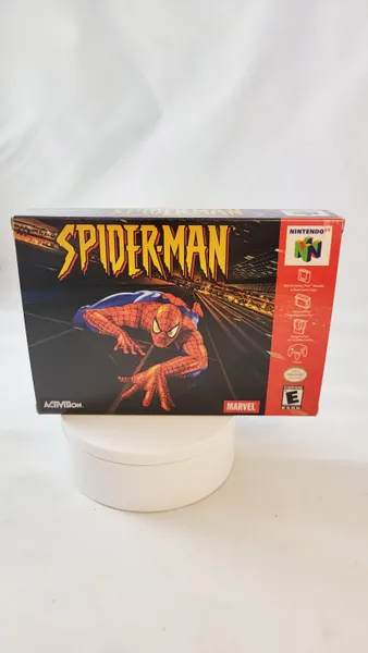 Spider-Man | NTSC | Nintendo 64 | N64 | En | Reproduction Box and Inner Tray