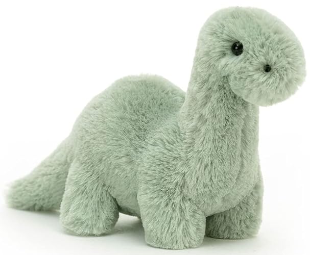 Jellycat Fossilly Mini Brontosaurus Collectable Plush Decoration