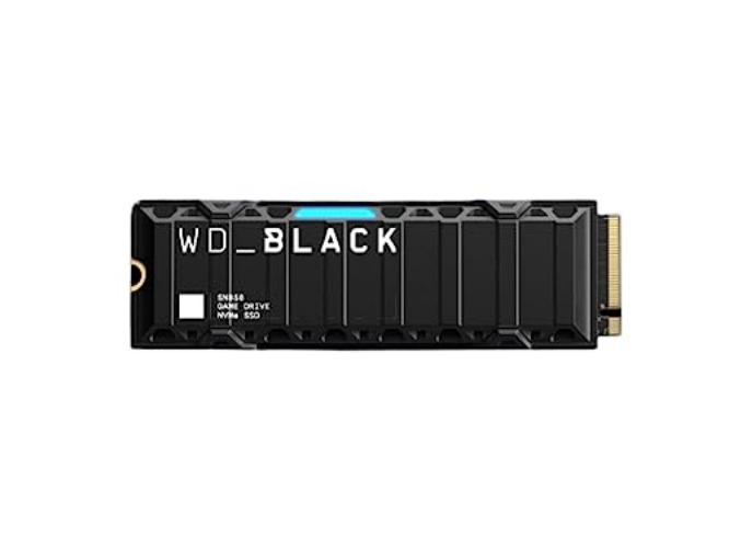WD_BLACK 2TB SN850 NVMe SSD for PS5 Consoles Solid State Drive with Heatsink - Gen4 PCIe, M.2 2280, Up to 7,000 MB/s - WDBBKW0020BBK-WRSN - 2TB - SSD w/ Heatsink for PS5