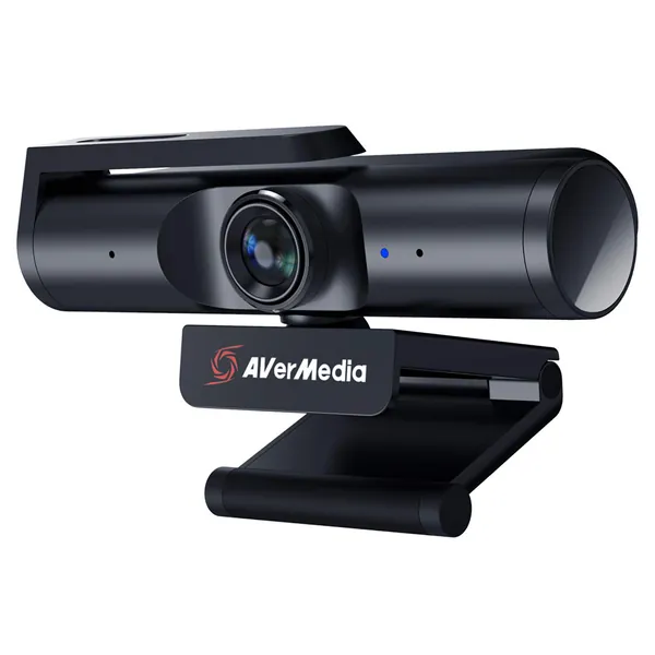 AVerMedia Live Streamer Cam 513, 4K UHD Webcam with Microphone, 94° Wide Angle for Indoor Lighting, for Streaming, Gaming & Video conferencing. Works with Zoom, Google Meet, OBS, PC/Mac (PW513) - 