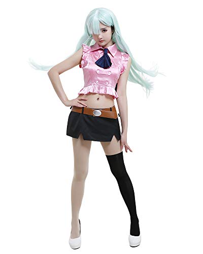 miccostumes Womens Anime Cosplay Costume with Tie and Sock - Medium