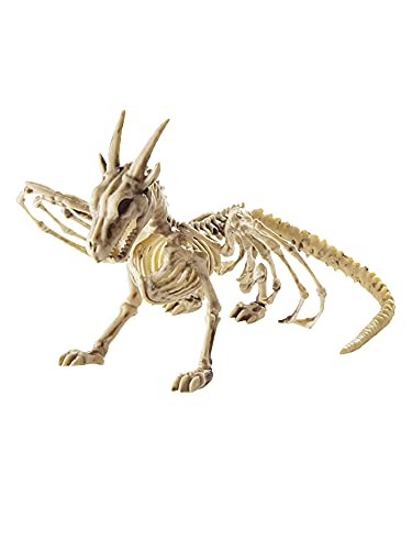 1pc Halloween Animal Scary Skeleton,Halloween Decorations Plastic Lifelike Spooky Dragon Skeleton Scary Animal Bones Halloween Spooky Skull Animal Skeleton Frame Ornament