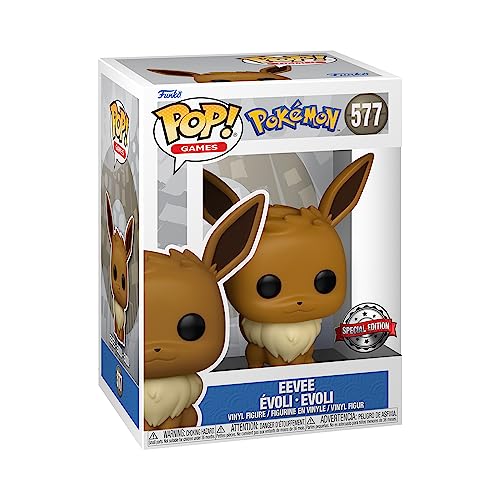 Funko POP! Games: Pokemon - Eevee - Collectable Vinyl Figure - Gift Idea - Official Merchandise - Toys for Kids & Adults - Video Games Fans - Model Figure for Collectors and Display - POP ''4