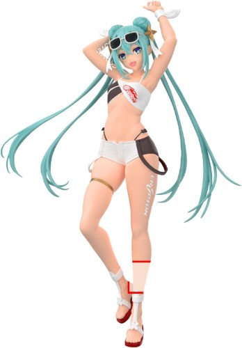 GOOD SMILE Racing - Hatsune Miku - Racing Miku 2023 Tropical Ver. (Bandai Spirits) - Brand New