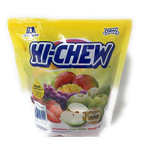Hi Chew Morinaga Real Fruit Juice Chew Candy, 500g - 500 g (Pack of 1)