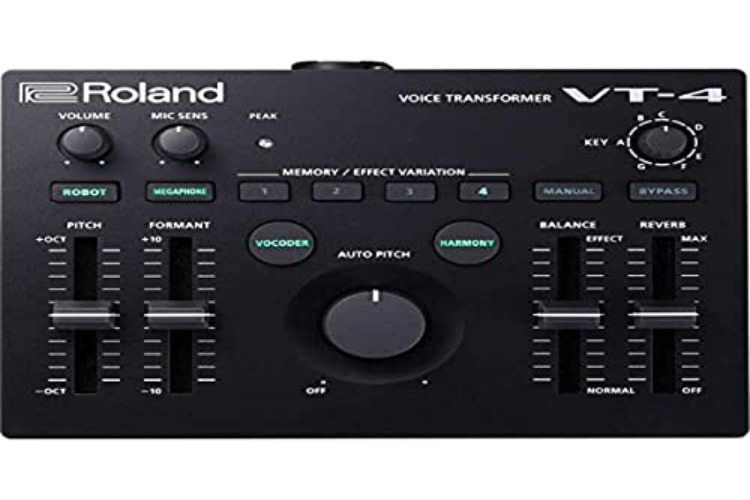 Roland VT-4 Vocal Transformer , Black - VT-4 - Transformer