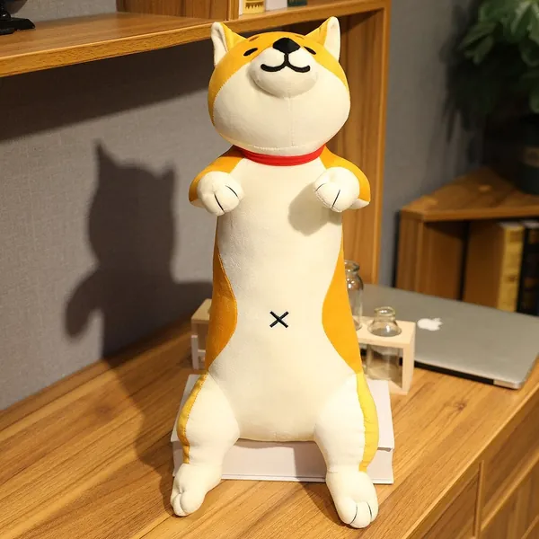 Elongated Shiba/Cat Plush (3 COLORS, 3 SIZES) by Subtle Asian Treats