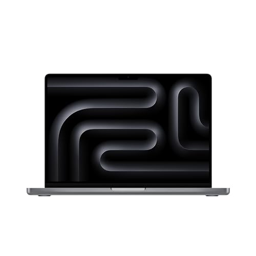 Apple 2023 MacBook Pro Laptop M3 chip with 8‑core CPU, 10‑core GPU: 14.2-inch Liquid Retina XDR Display, 16GB Unified Memory, 1TB SSD Storage. Works with iPhone/iPad; Space Gray - 16GB RAM - 1TB - Space Gray - Without AppleCare+ (3 Years)