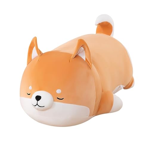 Yeqivo Shiba Inu Stuffed Animals, Soft Shiba Inu Dog Plush Pillow Cute Corgi Dog Plush Toy Gifts for Girls Kids Birthday Valentine(85cm/33.5inches) - Shiba Inu - 85cm/33.5inches