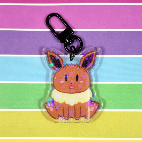Eevee Acrylic Charm Keychain