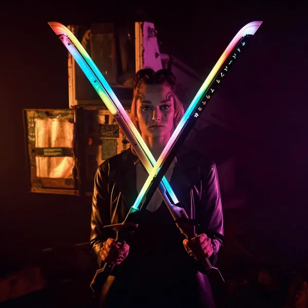 Arasaka Thermal RGB Katana - Cyberpunk 2077 - Blasters4Masters