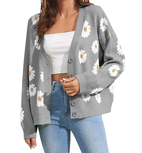 Floral Print Cardigan