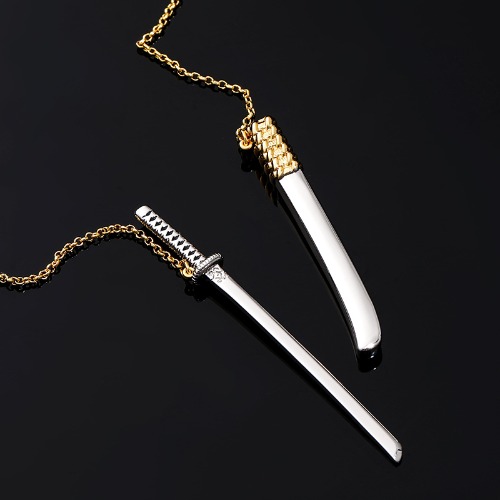 Check this out from Helloice! Women's Katana Unsheathed Sword Necklace