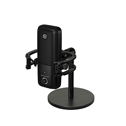Elgato Wave:3 – USB Condenser Microphone and Digital Mixer with Elgato Wave Shock Mount: Maximum isolation from vibration noise, steel chassis - Wave:3 Kit - Shock Mount