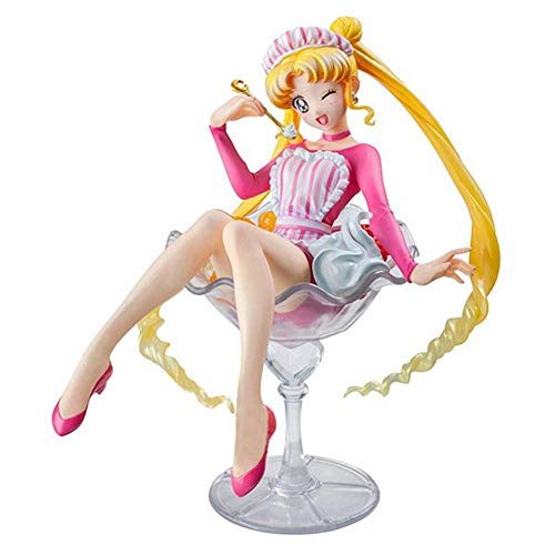 Joahoutfit New Sailor Moon/Usagi Tsukino Figure Anmie Girl Action Figure (Color : Cloes Eyes)